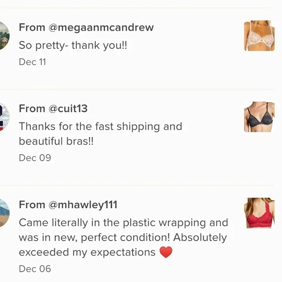 Free People Mika Bralette Blue Jean Baby Color Small - Picture 6 of 6